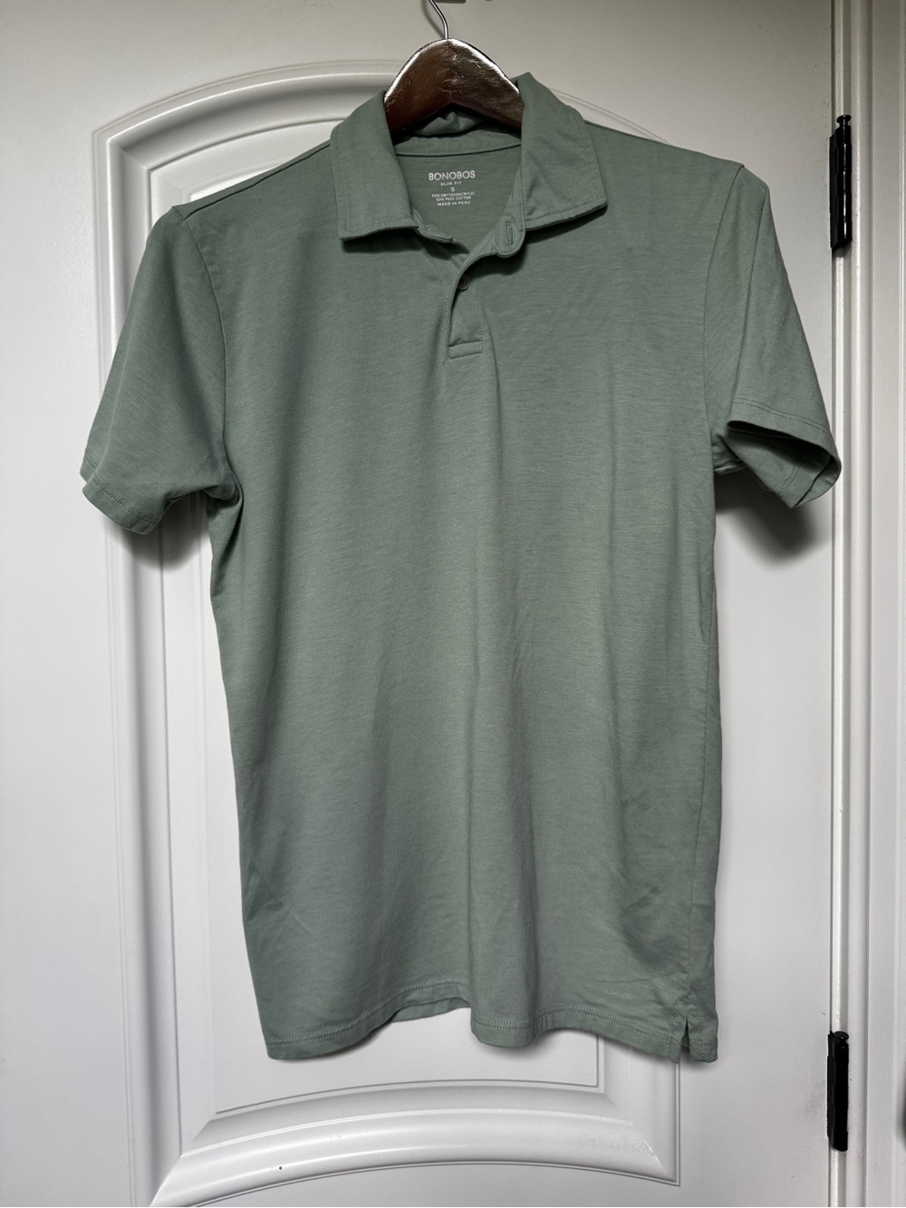 Bonobos Sage Green Short-Sleeve Polo